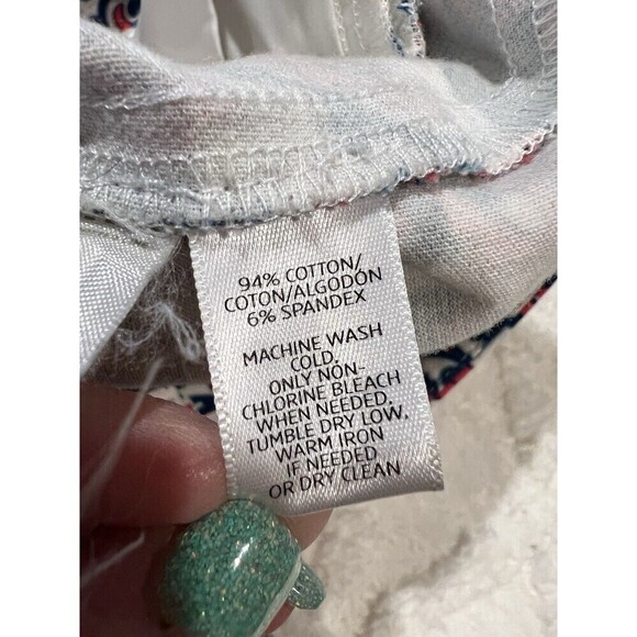 Ann Taylor LOFT Floral Mosaic Riviera Pants In Marisa Fit Cotton Blend Size 4 - Picture 7 of 8